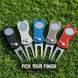 Aluminum Divot Repair Tool - Golf