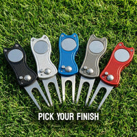 Aluminum Divot Repair Tool - Golf